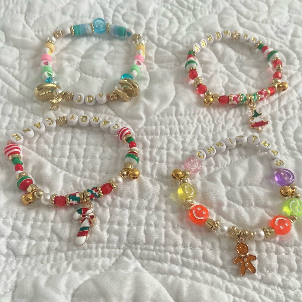Y2K Artisan beaded stretch bracelets